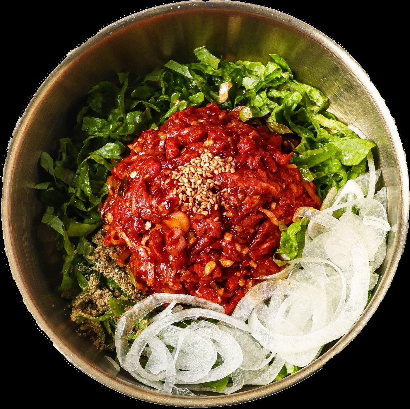 왕 육회밥